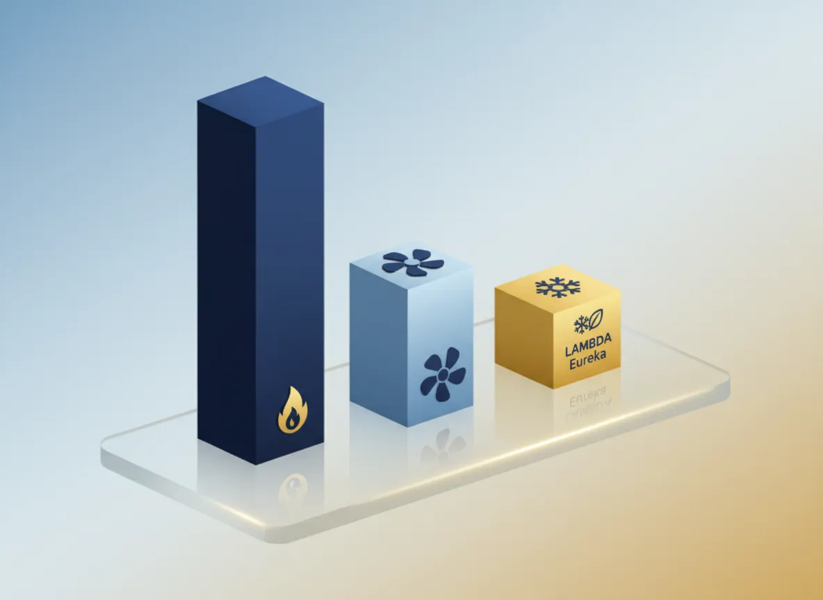 Heizkostenvergleich &Ouml;l Gas LAMBDA Wärmepumpe Konstanz