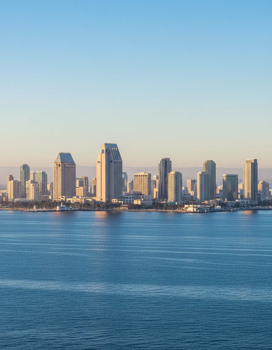 San Diego skyline - Bruce Byrwa Mortgage Lender in San Diego CA