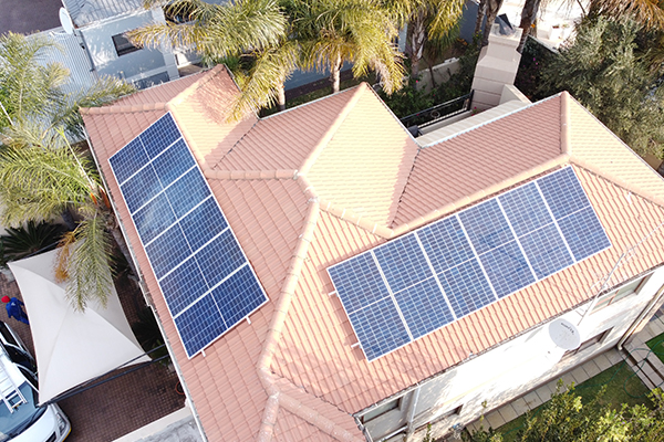 Completed Rolando Eco Energy solar installation in Gauteng