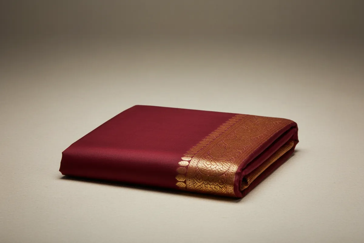 Classic Maroon Narayanapeth Saree