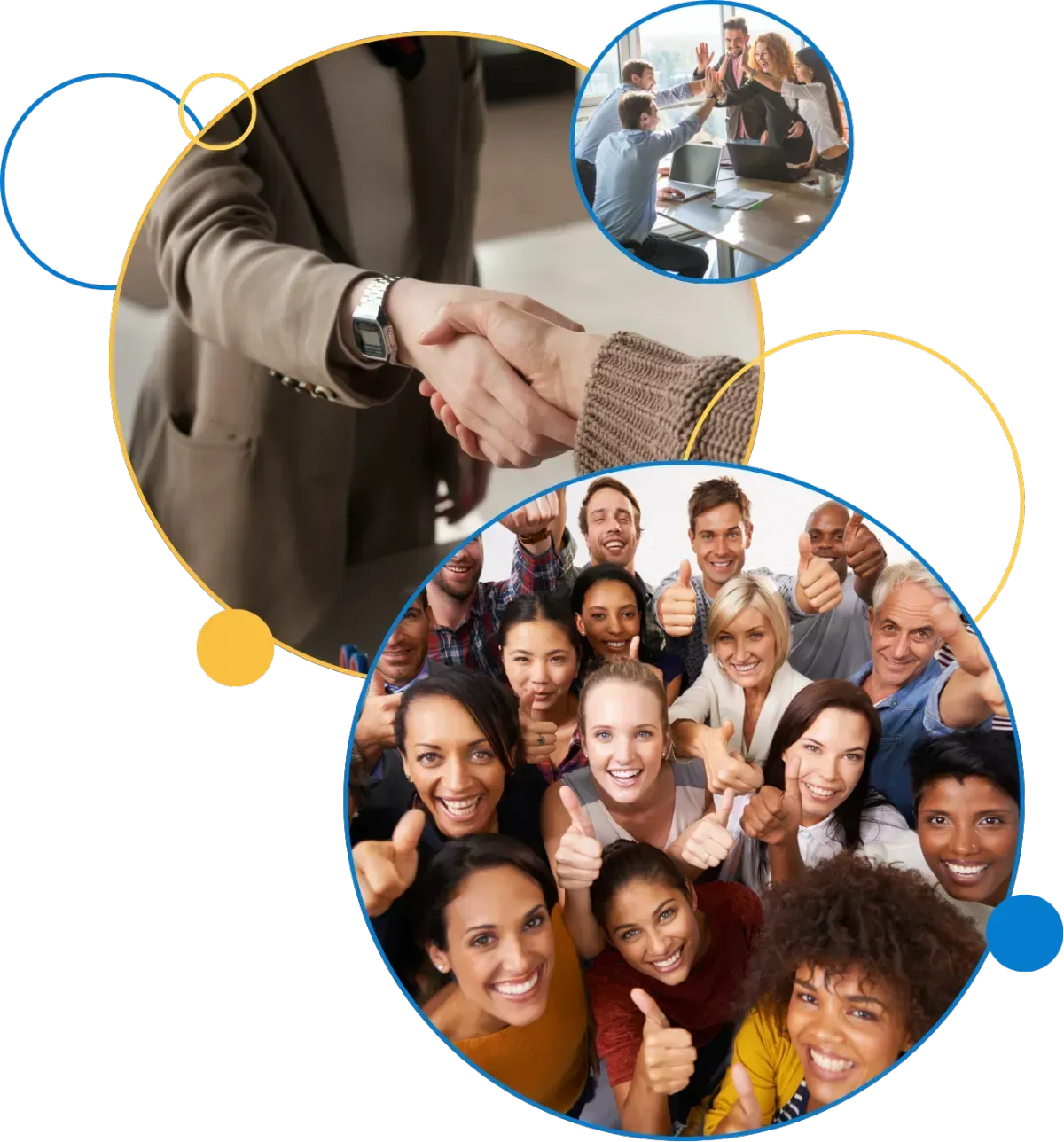 Partnership footing collage