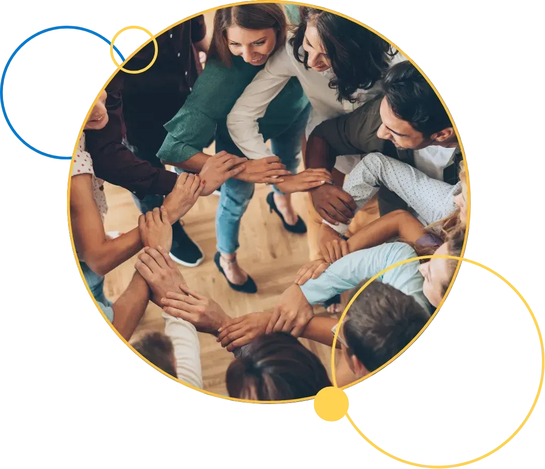 People collaborating together