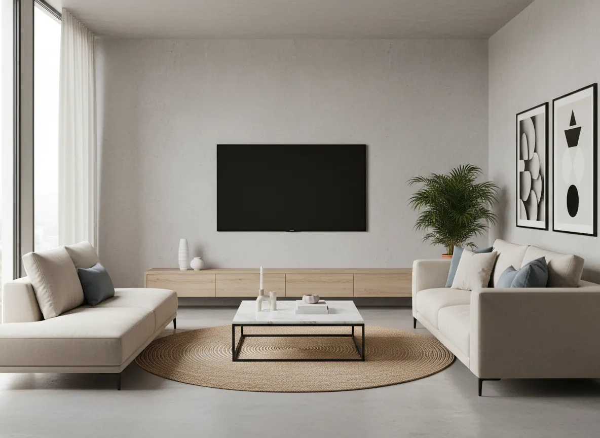 Living room TV install