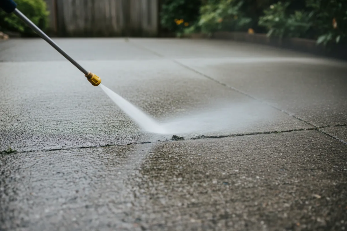 Power washing in Lantzville