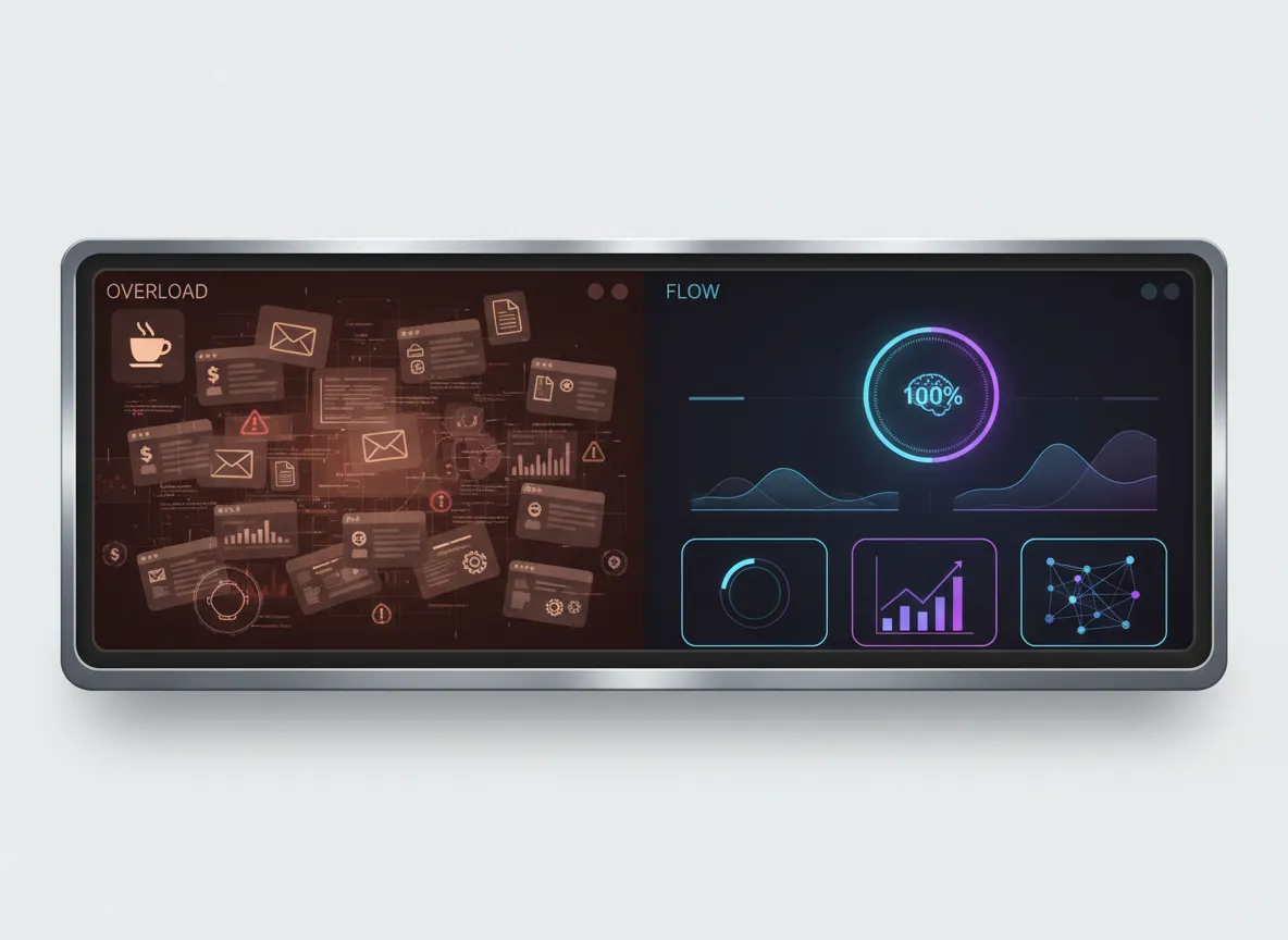 Before and after biological performance dashboard visualization