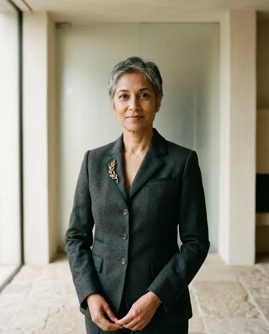 Portrait of trusted advisor in architectural setting