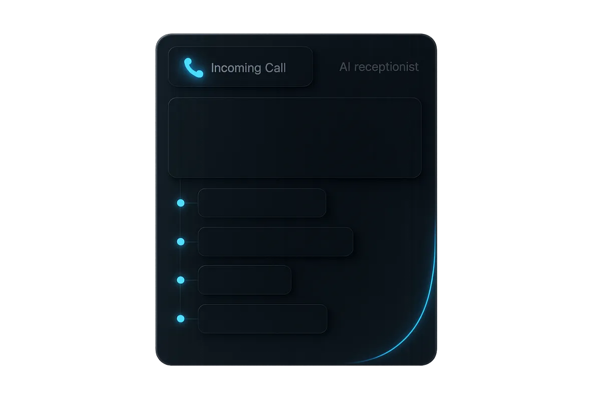 AI Receptionist processing inbound calls efficiently