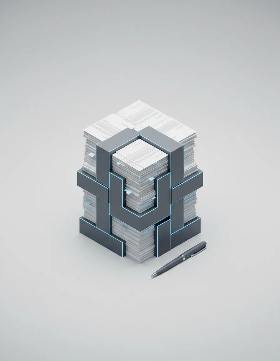 Architectural representation of structured documentation