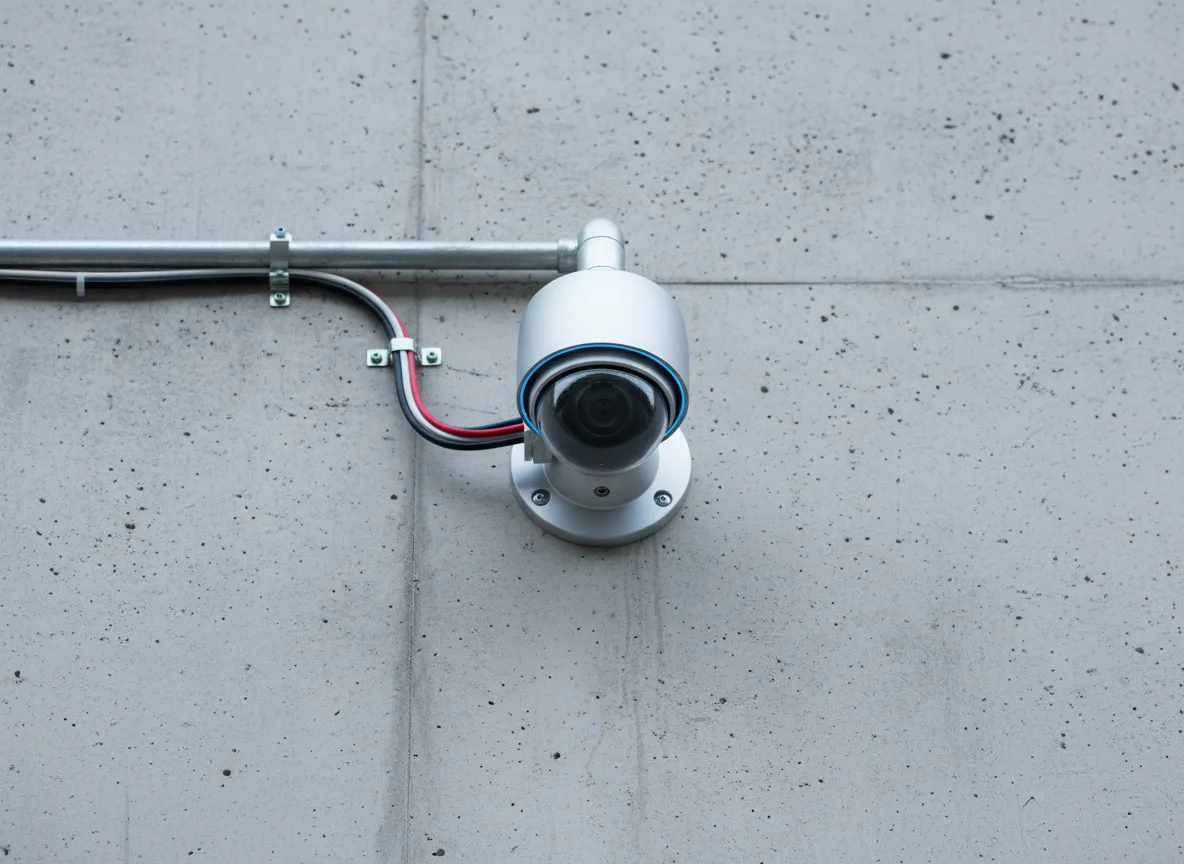 Security camera installation