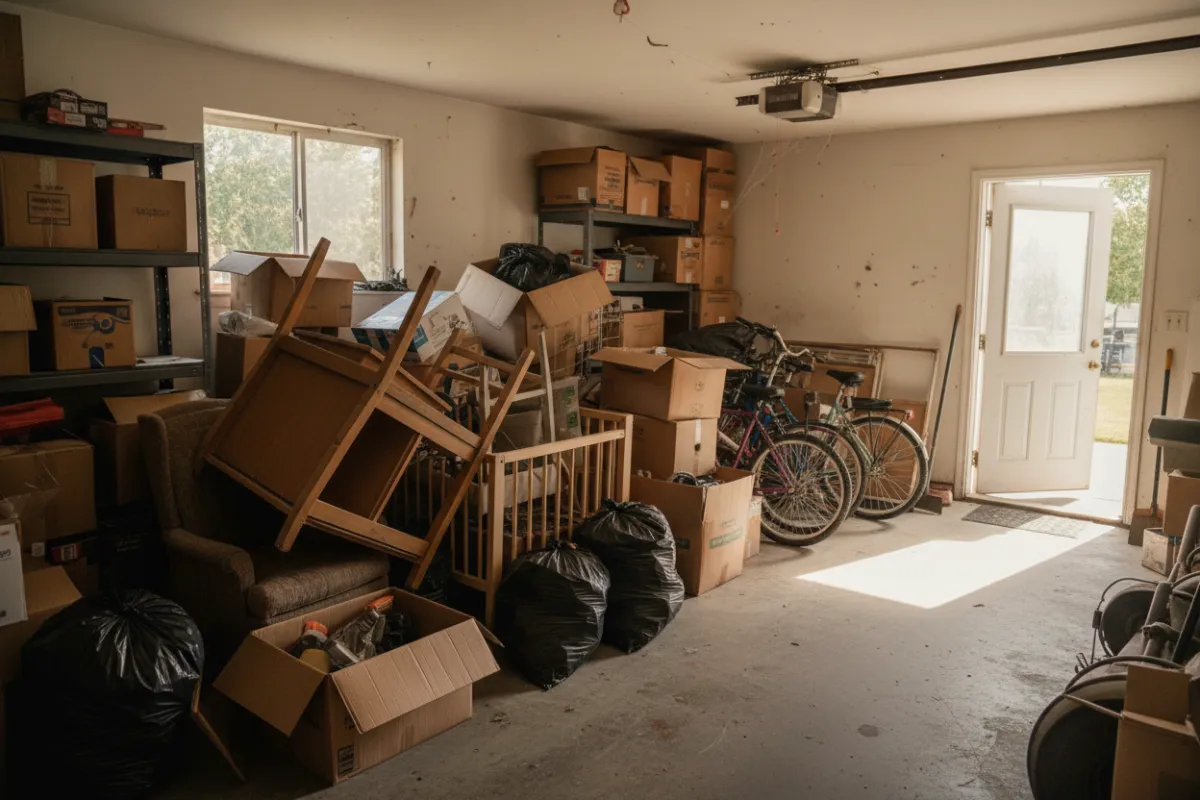 Before — Garage Cleanout — San Jose | 5★ "Fast, thorough!"