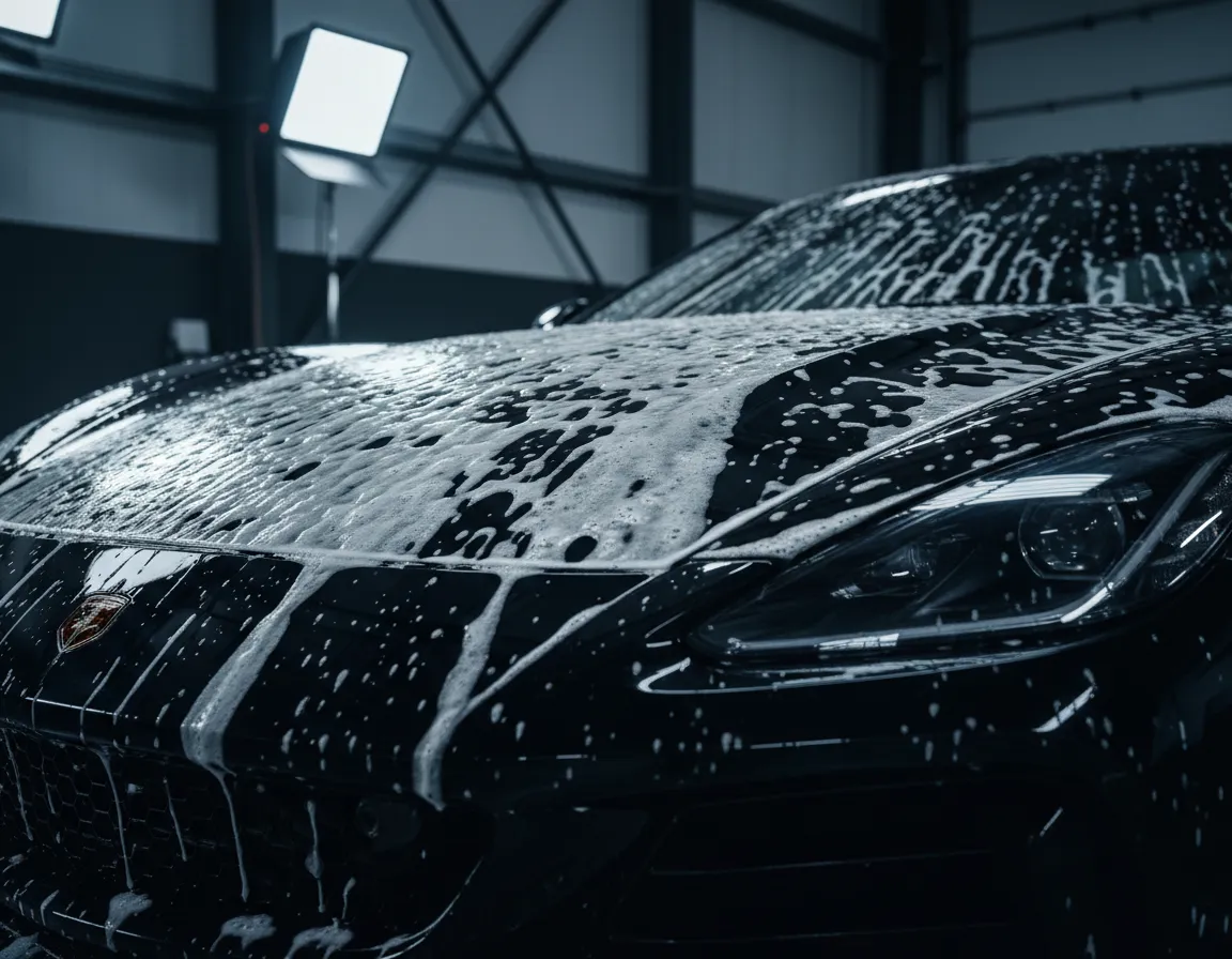 Detailing pre-rinse and foam cannon application