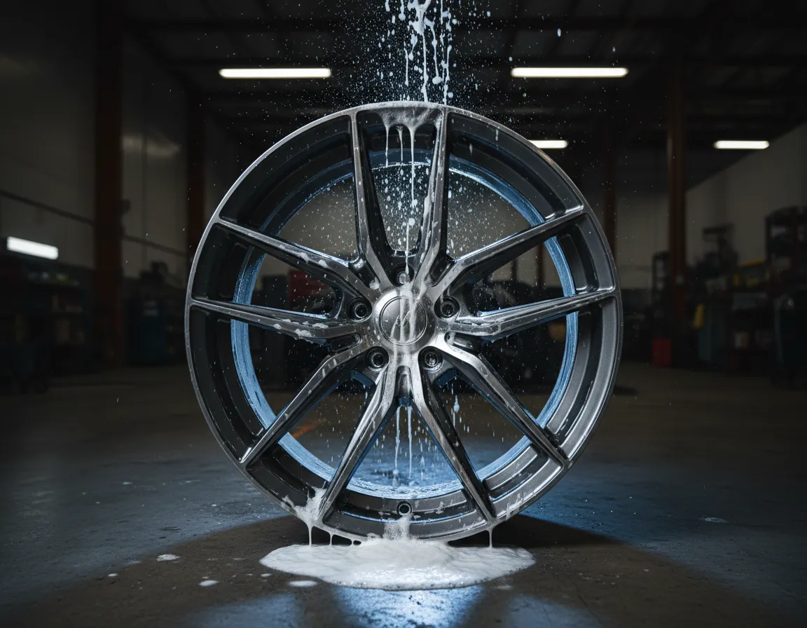 Detailing wheel degreaser and bug treatment process