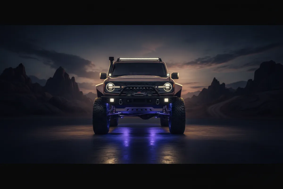 Trucks and SUVs underglow lighting