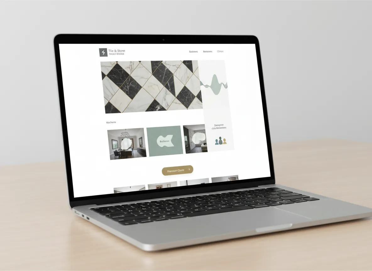 Tile Contractor Website Template Preview