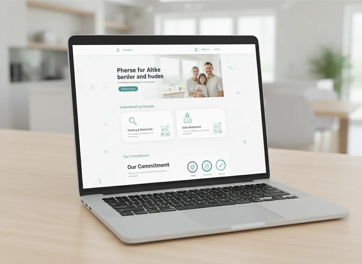 Asbestos Contractor Website Template Preview