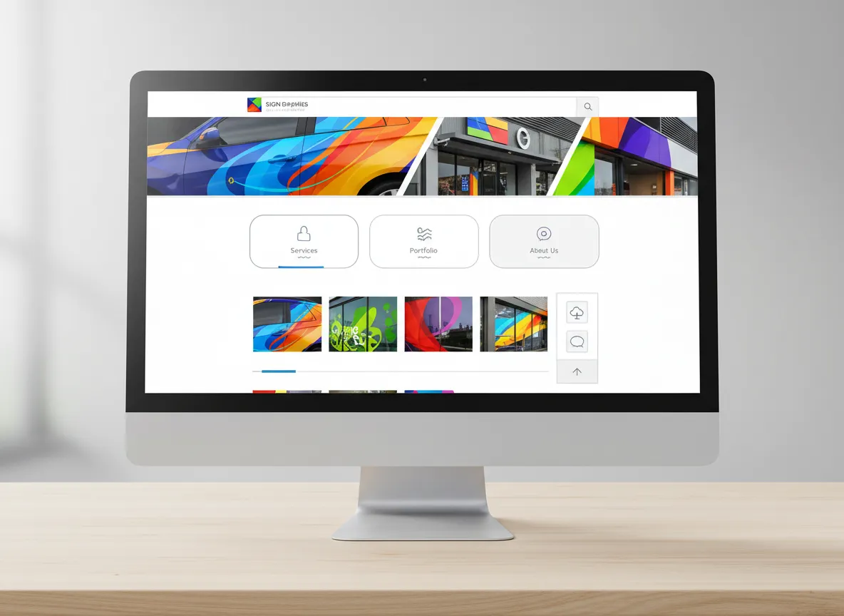 Sign Contractor Website Template Preview