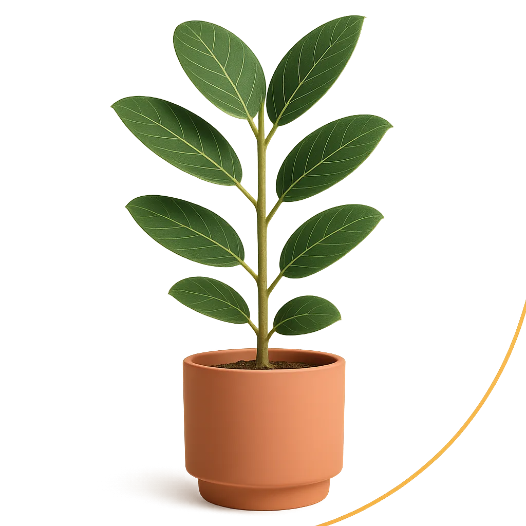 Ficus Audrey plant in an urban setting