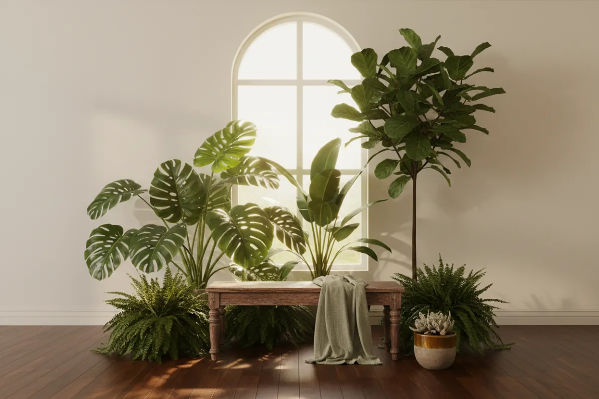 Lush indoor botanical sanctuary
