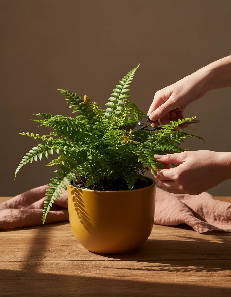 Editorial botanical styling for nervous system restoration
