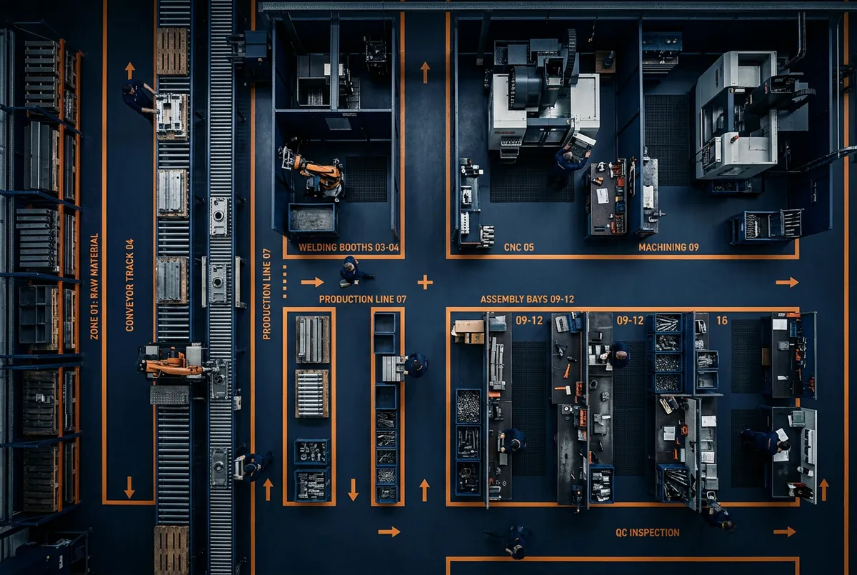 Industrial powder coating equipment essentials diagram and staging machinery