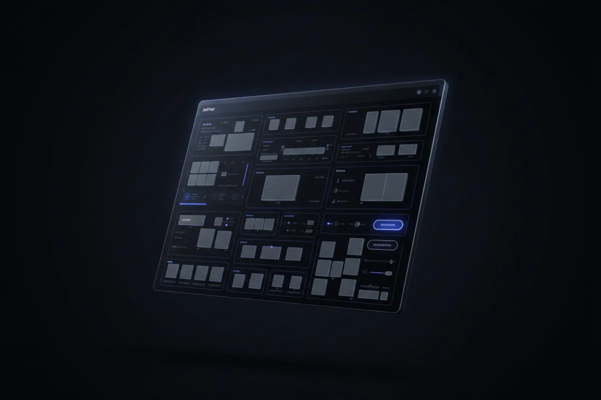 Aether Fintech Dashboard UI Mockup