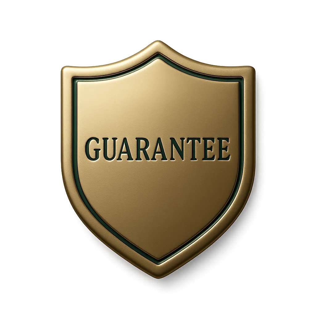 Gold 7-Day Money-Back Guarantee Shield