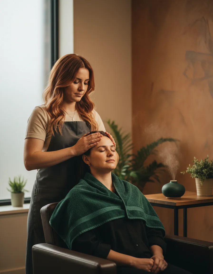 Photo - hairdresser client