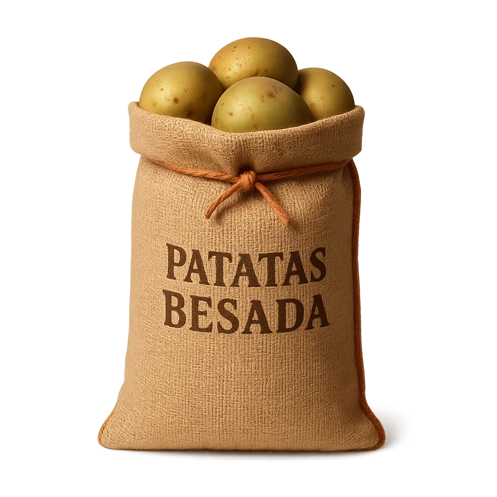 Saco premium de Patatas Besada, cosecha fresca de Galicia