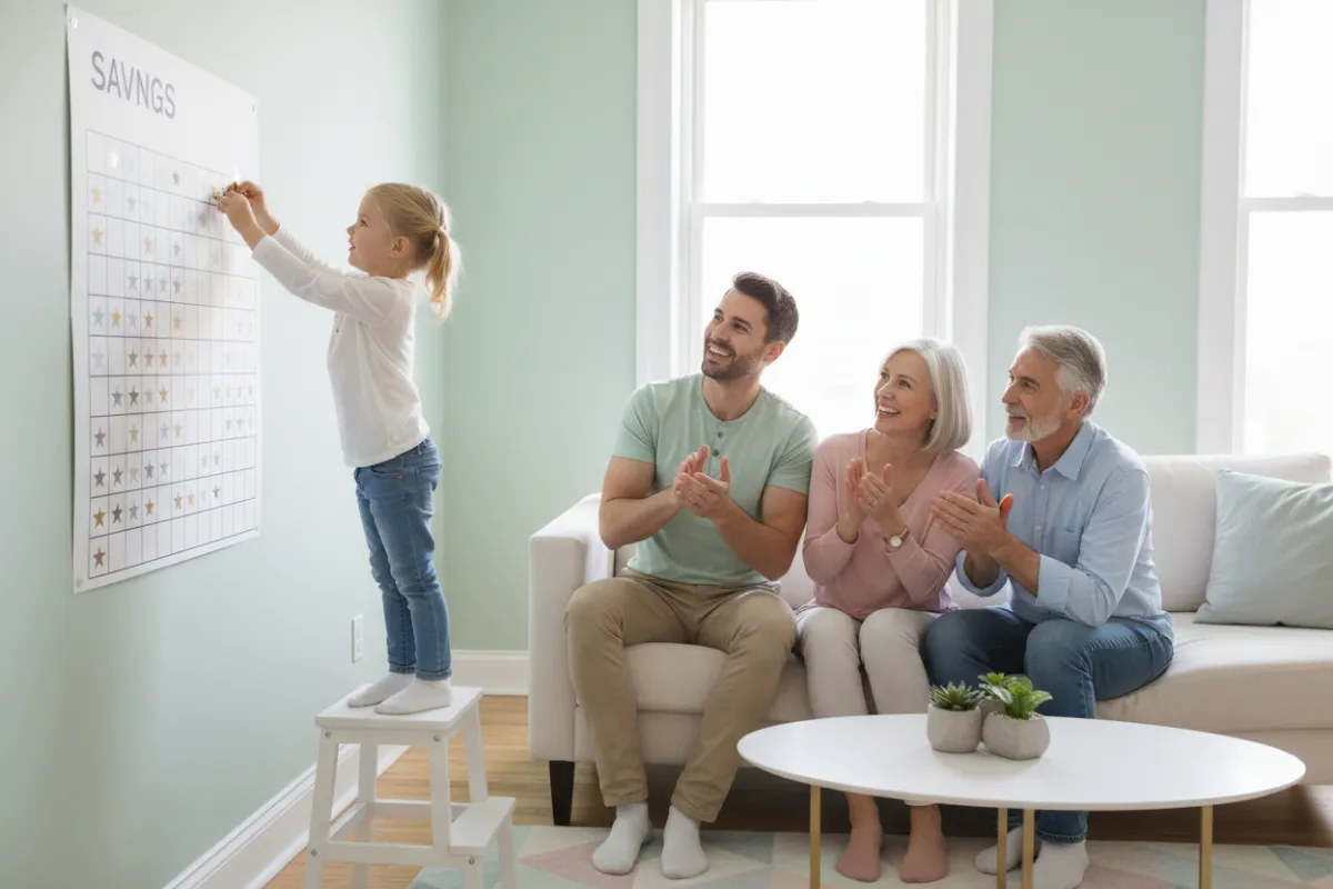 Family money challenge printable kit preview