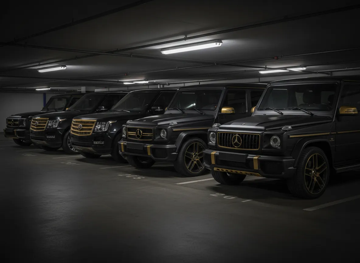 Luxury G-Wagon fleet vehicle