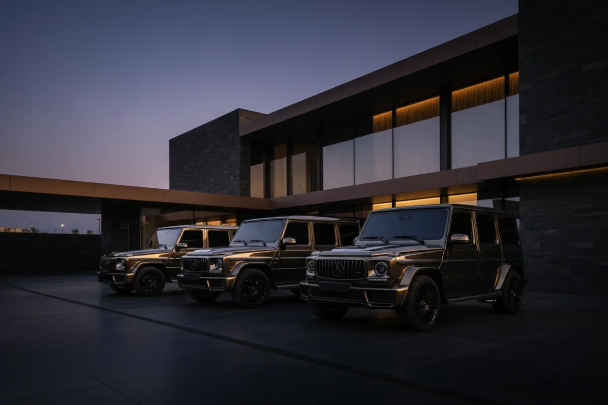 Luxury G-Wagon fleet vehicle