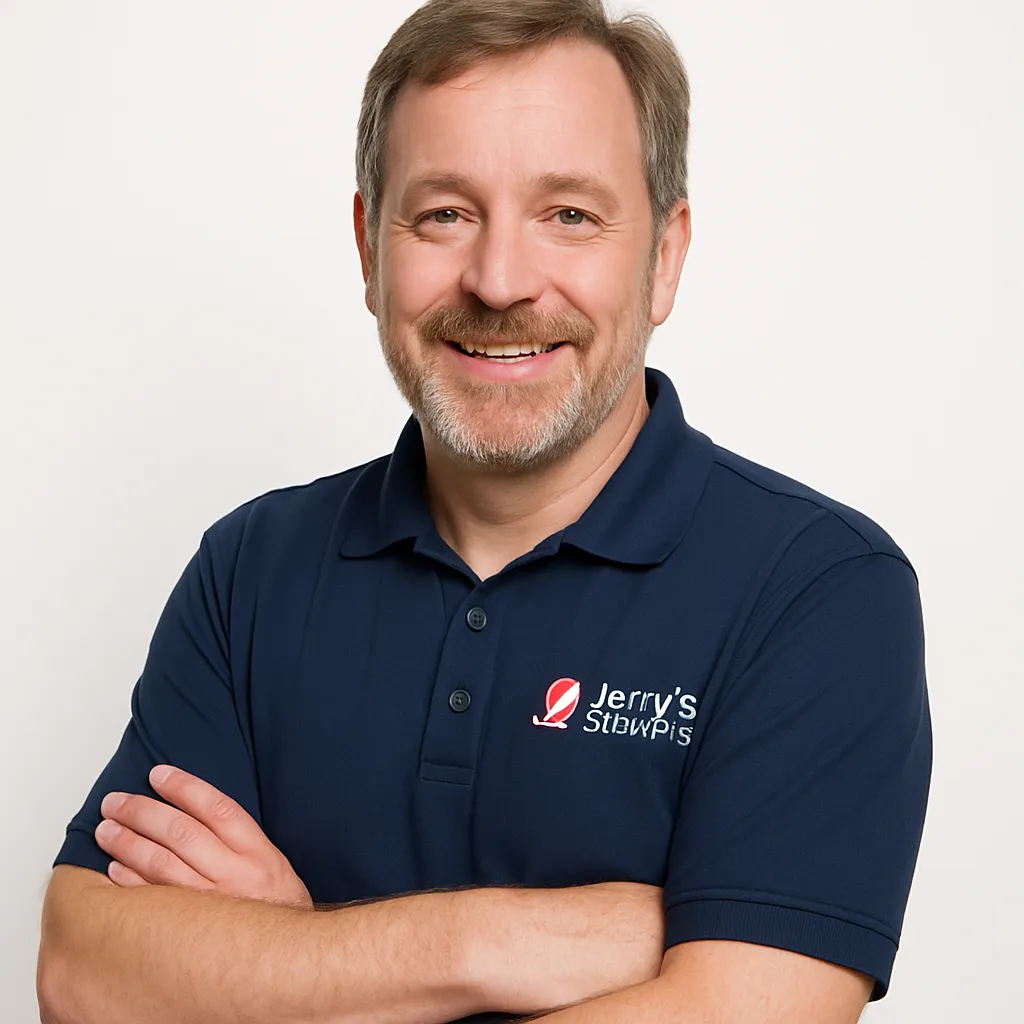 Portrait of the founder of Jerry's Stairlifts