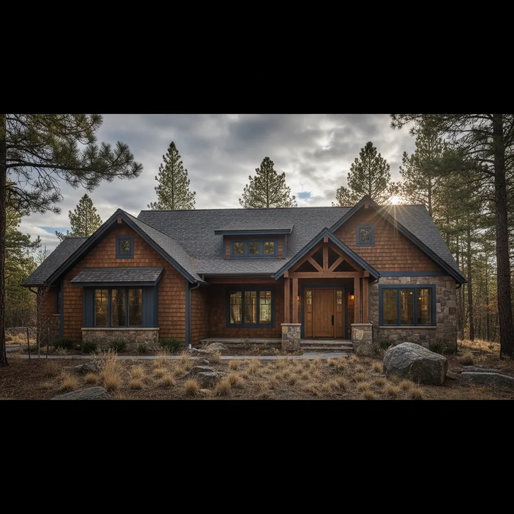 Residential home exterior protected against Rapid City snow and wind