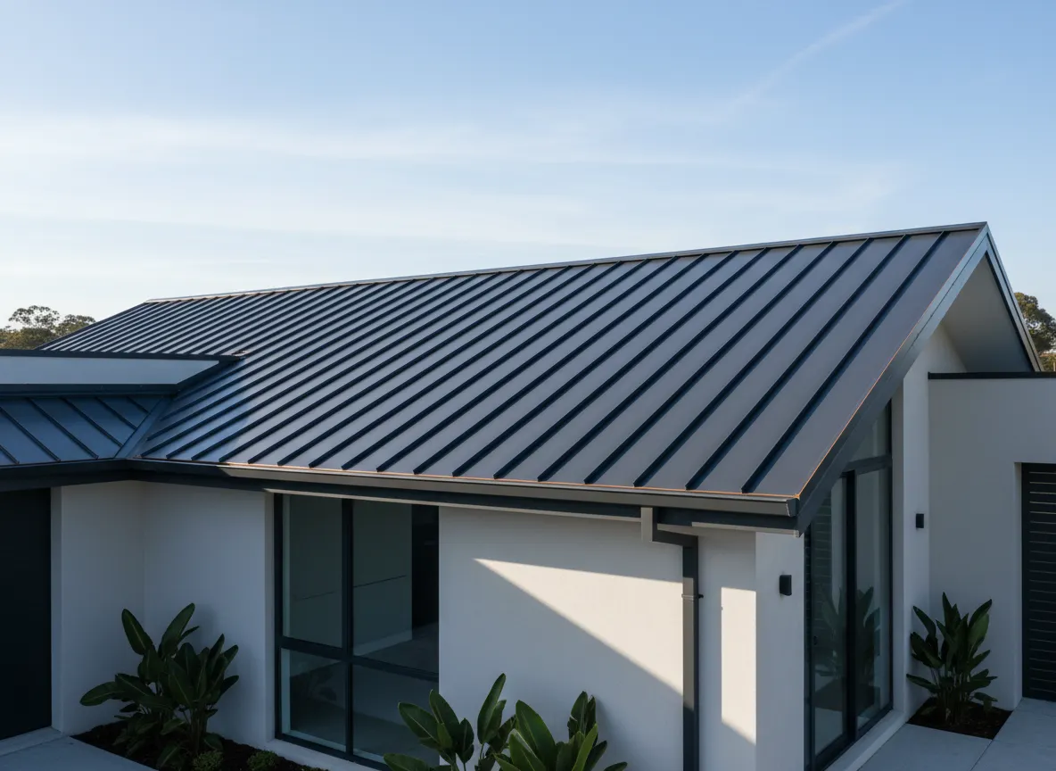 Standing seam metal roof installation in Pine Valley