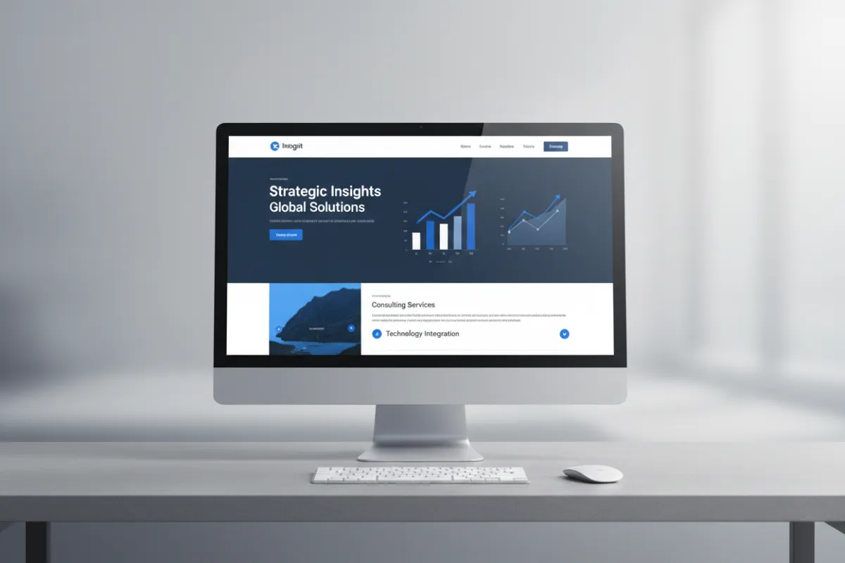 B2B Professional web design project