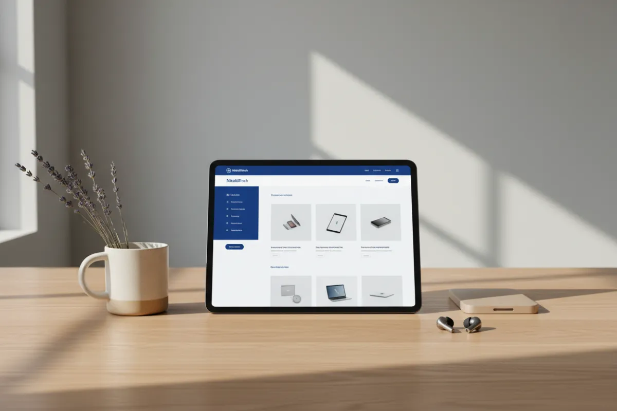 E-Commerce web design project