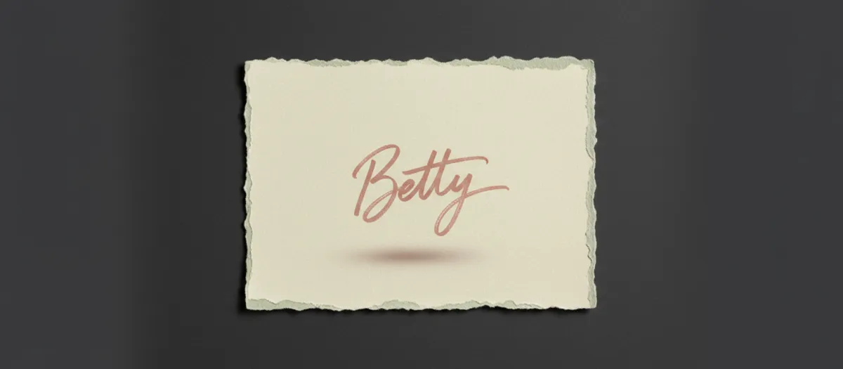Betty's Signature