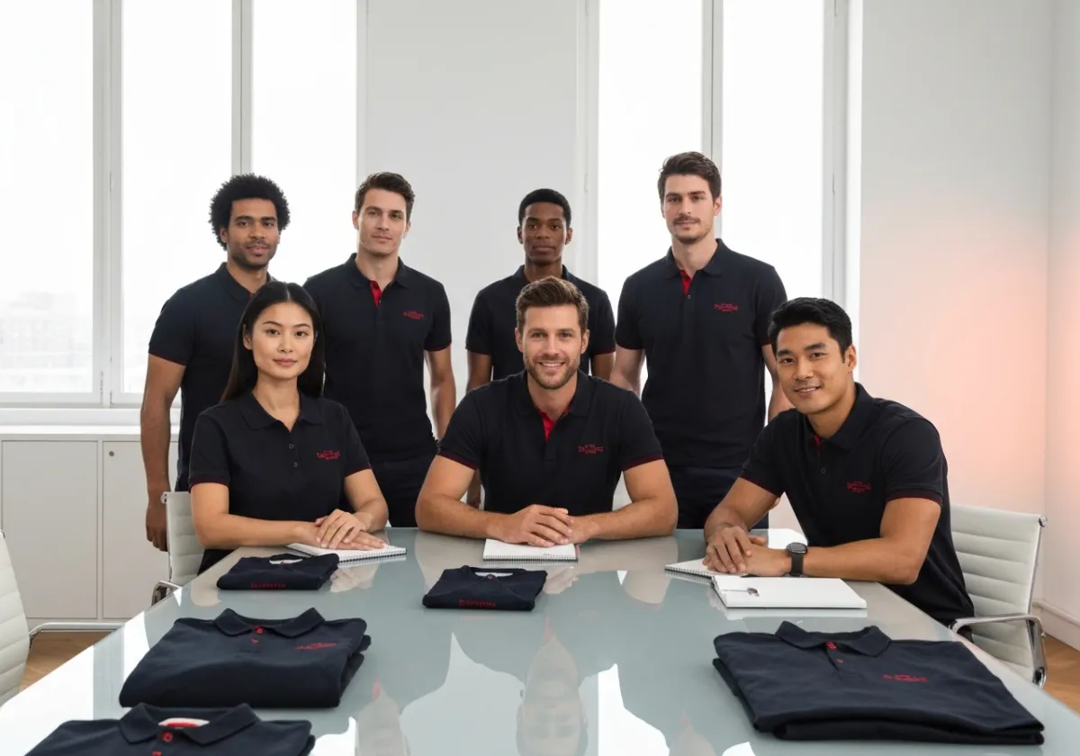 Lifestyle image of team apparel