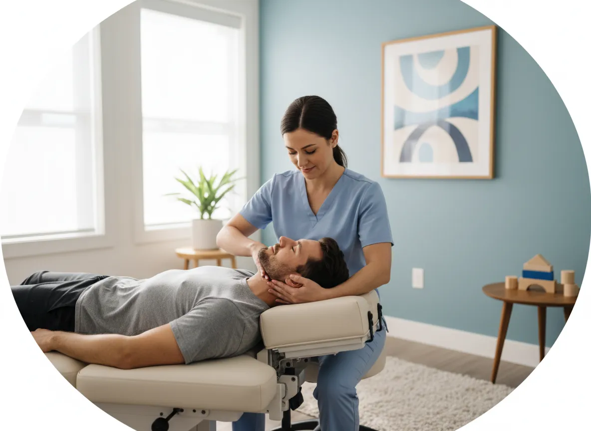 Gentle chiropractic care in Conyers exam room