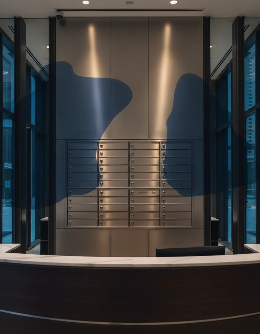 Modern commercial building representing centralized business operations