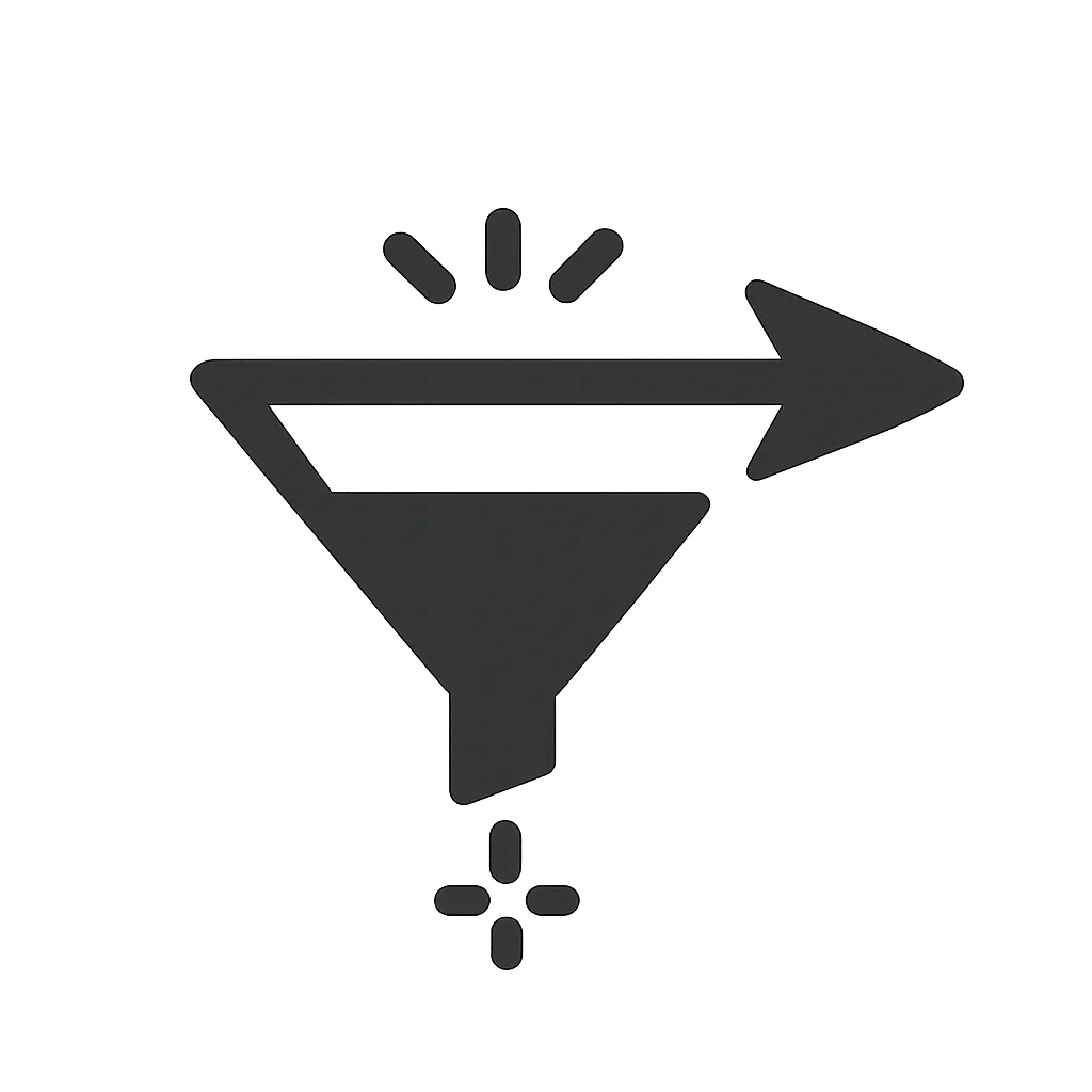 Icon representing lead generation