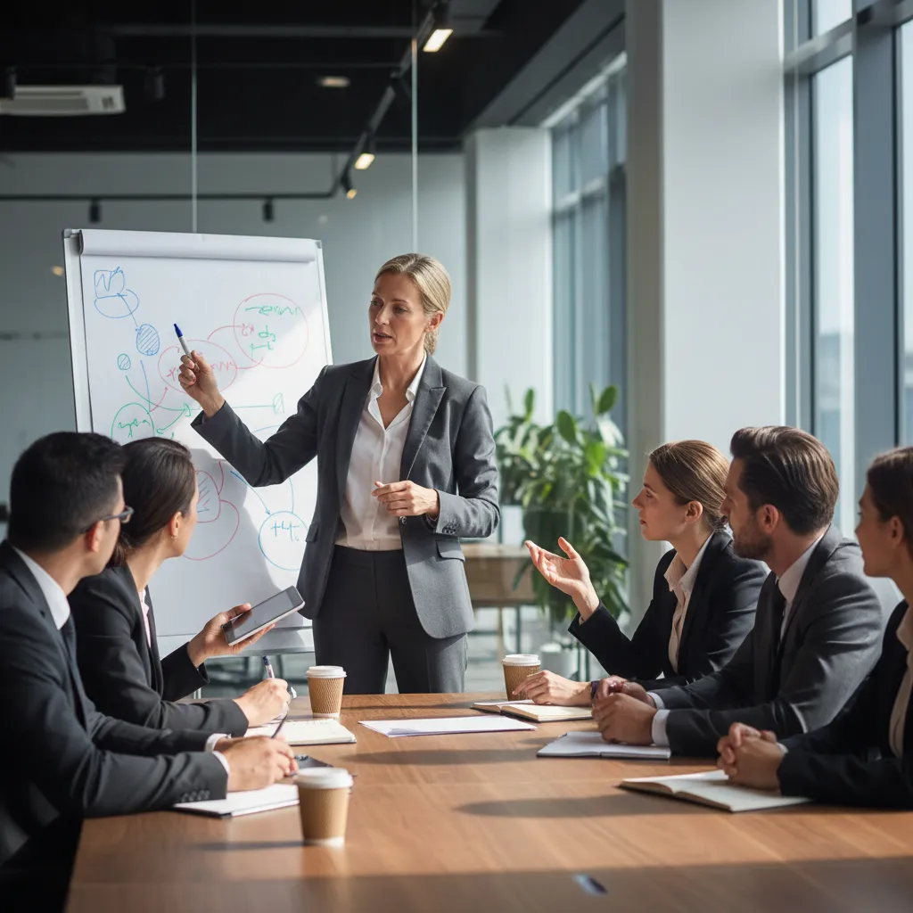 A group of CEOs learning from one another