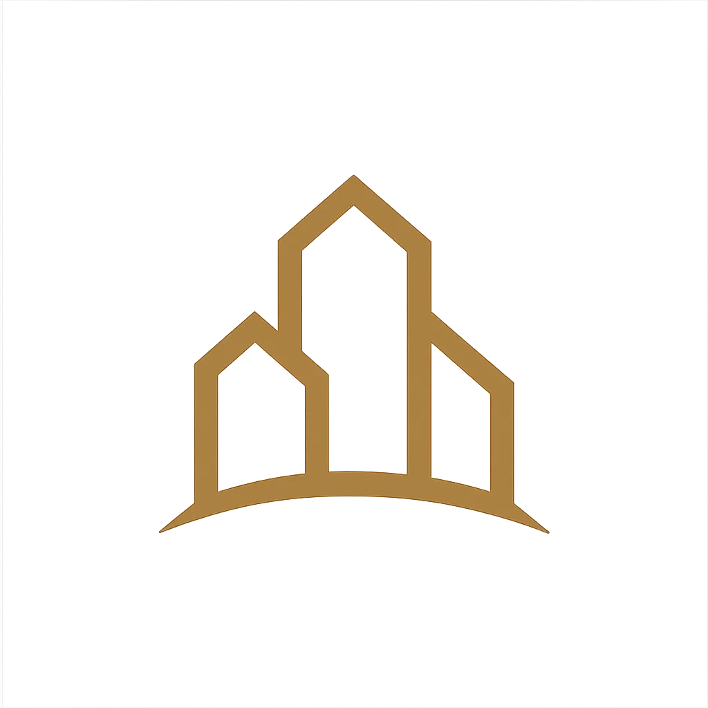 TriCity & Co. Real Estate logo in dark blue