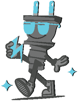 Live Wire Electric mascot