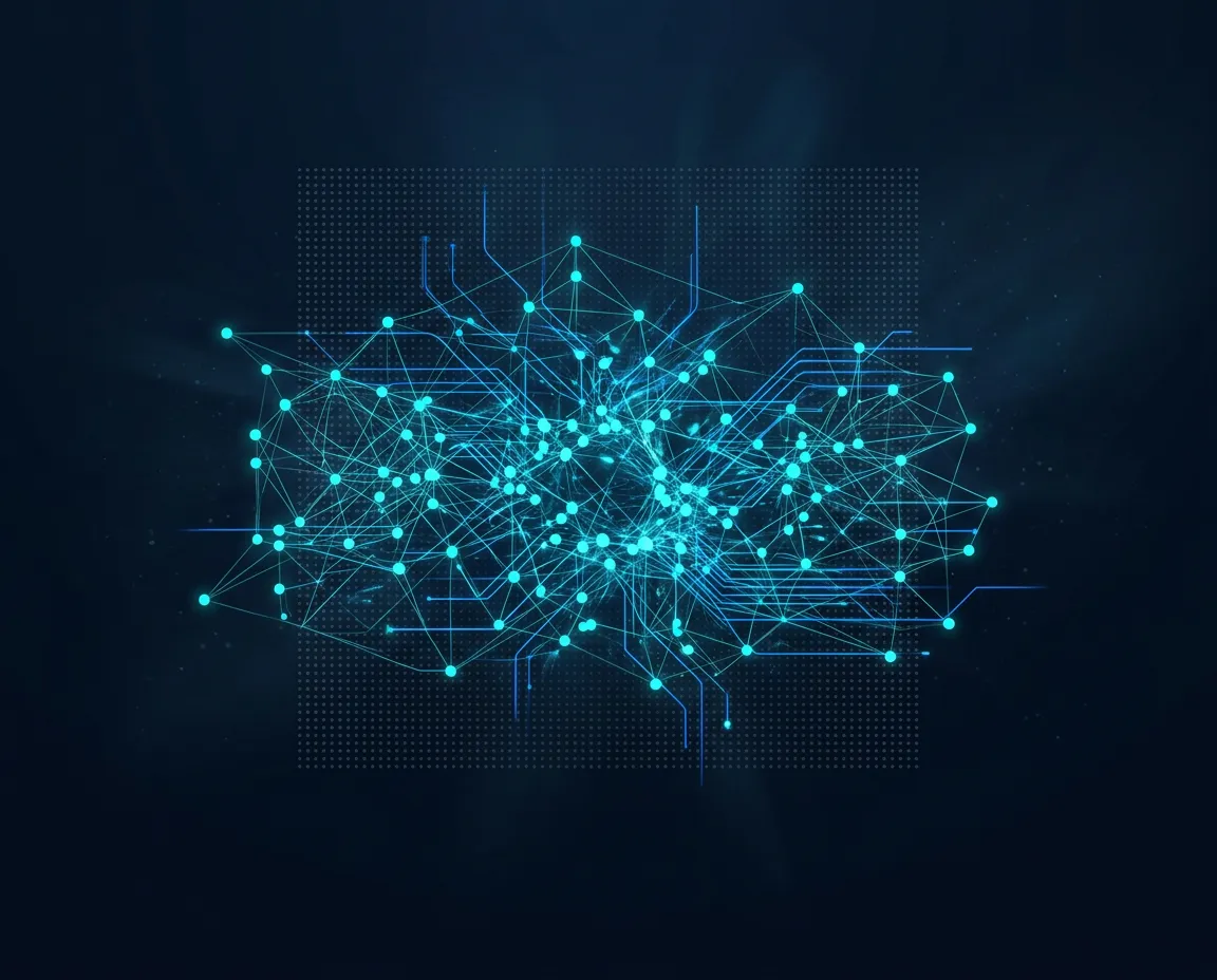 Advanced automated logic diagram visualizing workflow orchestration and cost reduction metrics