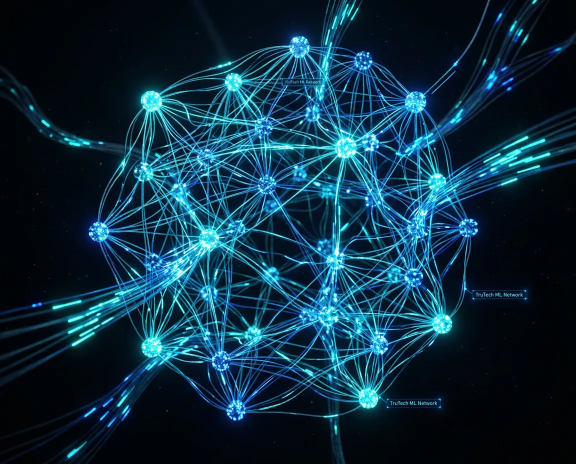 Visual representation of hyper-automated data pipeline synchronization and analytical telemetry graphs