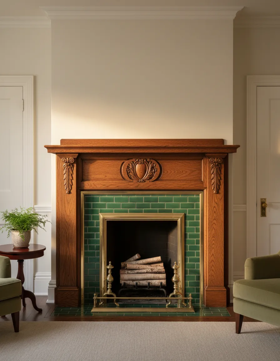Restored original millwork in a historic Arlington Heights home