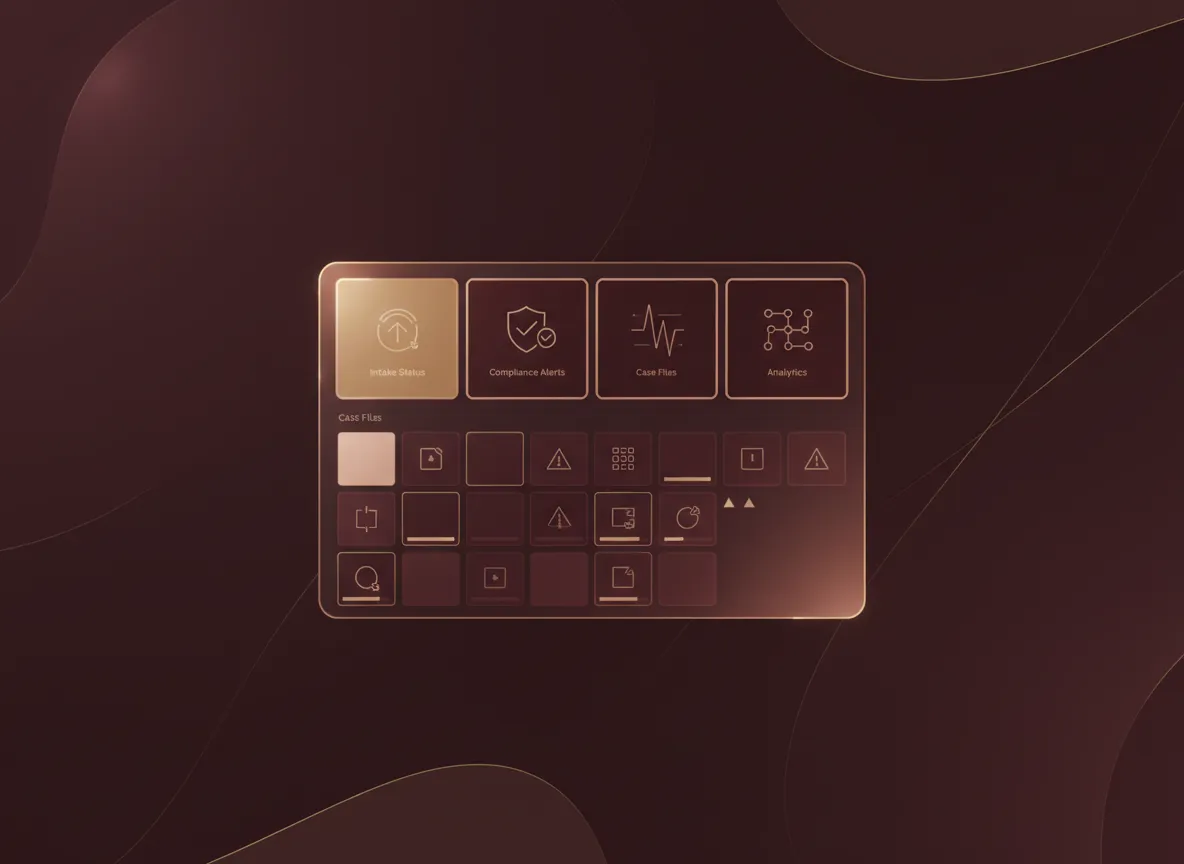 AI assistant interface concept for modern legal workflows