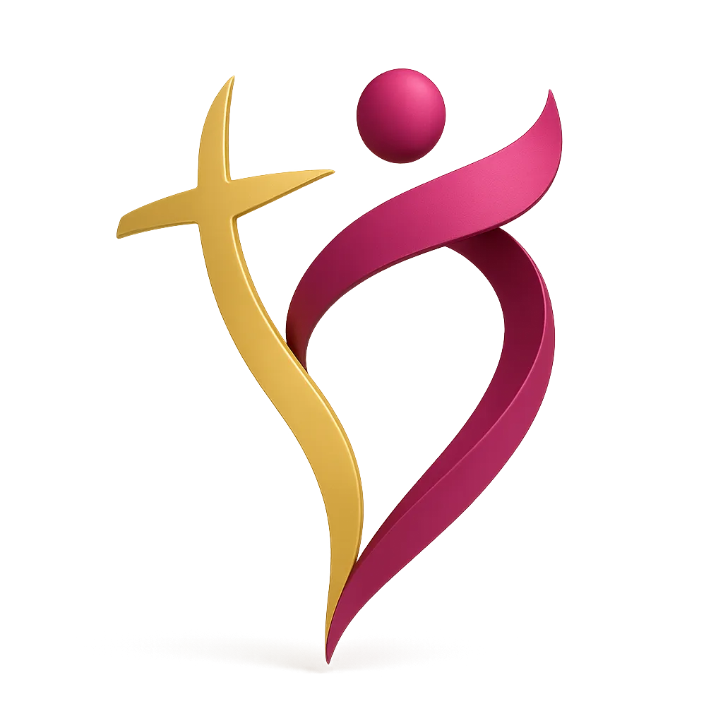 Community symbolic ribbon emblem