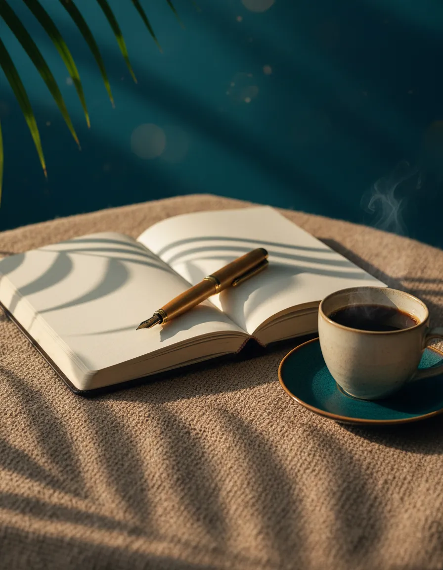 Stunning editorial photo of a luxury travel destination